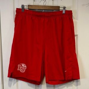 Nike Men's Red Athletic Shorts